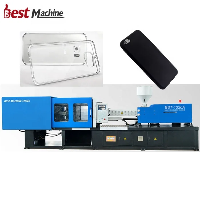 BST-1400A 140 ton low price TPU plastic small phone case mobile cover servo motor injection molding making machine for sale