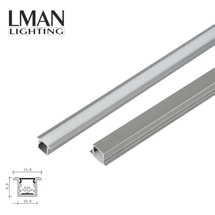 Aluminium Profile Channel Mounting Extrusion Indoor Decoration Drywall Recessed Installation Led Strip Light
