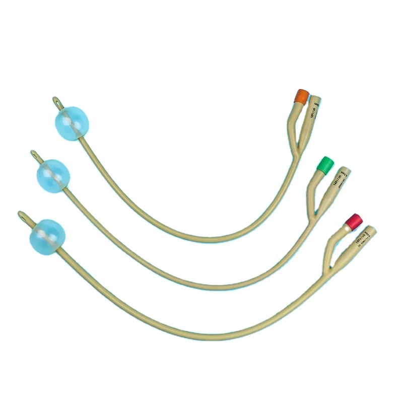 Medical supply urine catheter  Disposable Urine Drainage  Foley Catheter Urethral Probe with  CE certified factory price