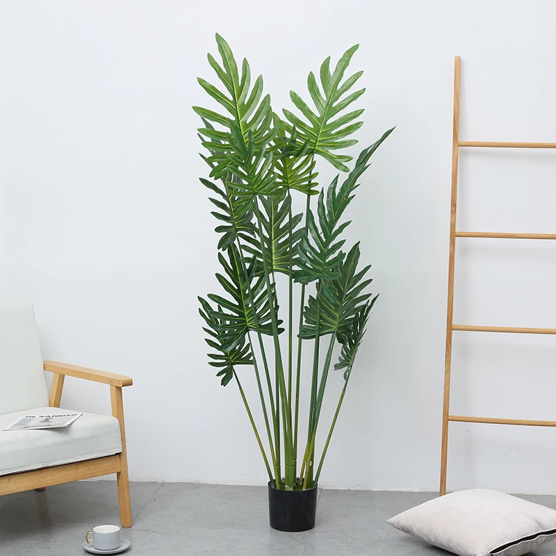 New Manufacturer Landscape Artificial Plant Decorative Plant Spring Taro Tree Bonsai Wedding Decoration Party Decor