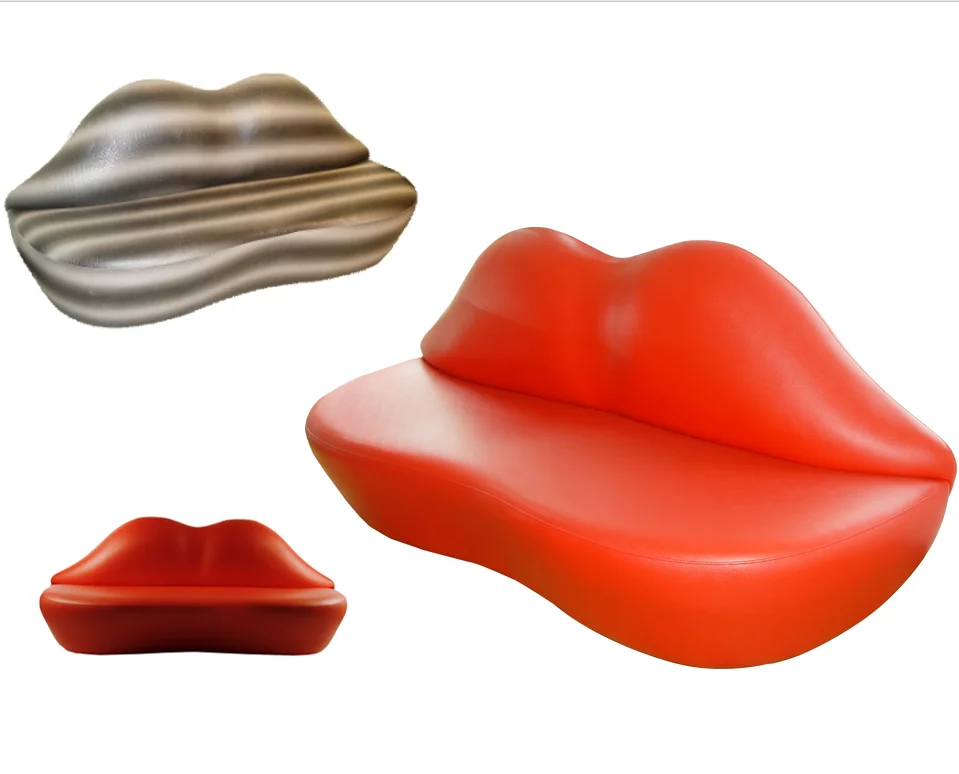 Factory Direct Sales Of Creative Lip-Shaped Waiting Chairs For Entertainment Venues Dedicated Fashion Creative Waiting Chairs