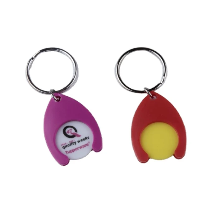 2020 рекламная акция китайской фабрики, дешево, без минимального логотипа на заказ, пластиковая тележка, брелок для монет