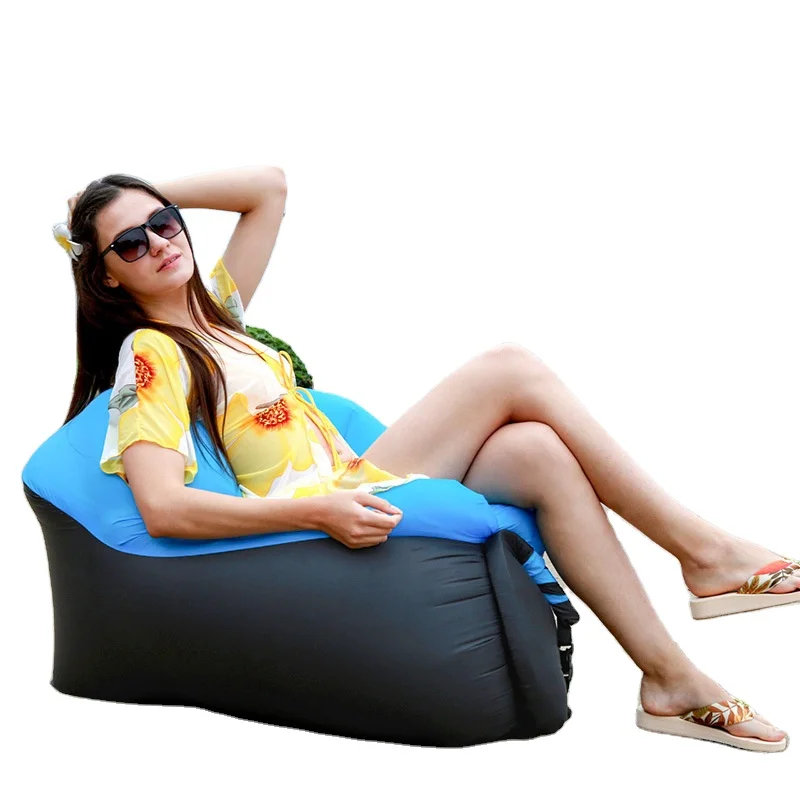 Диван Beanbag надувной диван уличный от производителя Портативный пляжный спальный мешок складной одиночный воздушная подушка