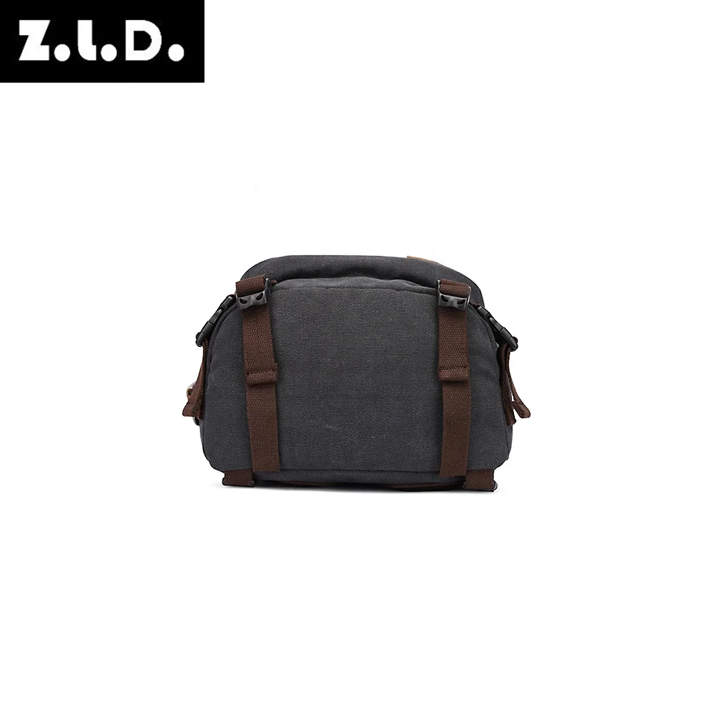 Canvas backpack outdoor backpacks black rucksack for work multi-function laptop backpack men hand bag shoulder bag