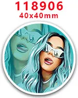 Модный мультяшный Печатный плоский полимер 50 шт./лот для шармов «сделай сам» бант принадлежности для рукоделия украшения для телефона с отверстием