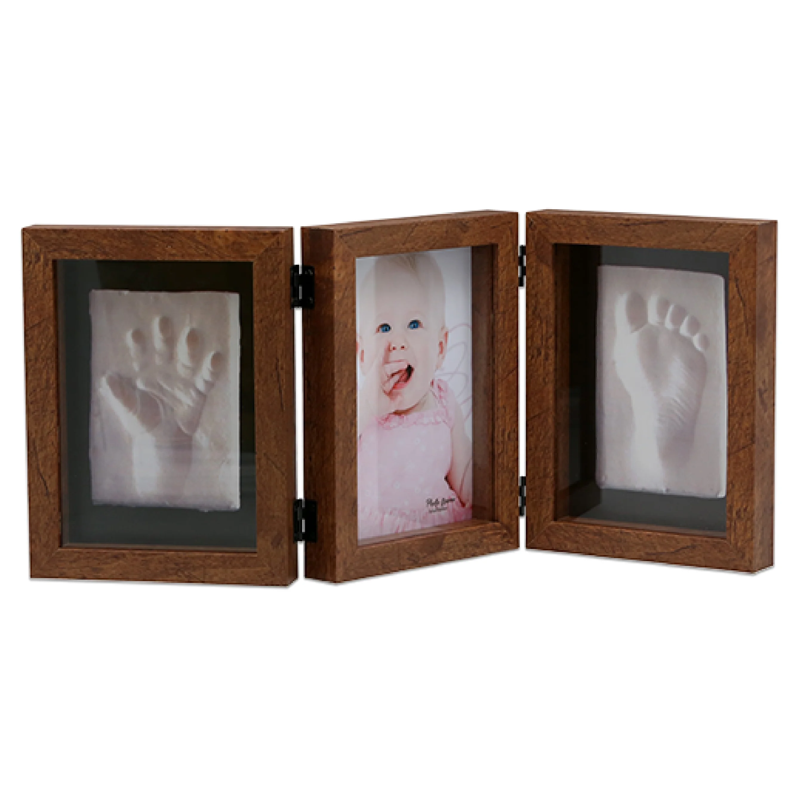 Newborn Handprint Footprint Gift Souvenir Photo Frame Baby Hand And