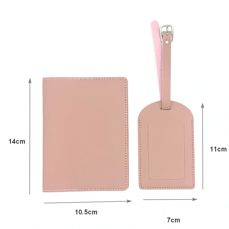 2023 ECO Passport Holder Cover Leather Travel Wallet Case RFID Blocking Document Organizer Sets