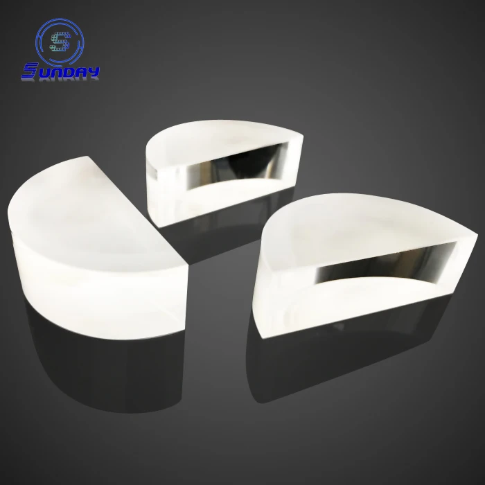 15 degree Beam Deviation 25.4mm dia AR coated 400-700nm Round Wedge Prisms Optical Glass