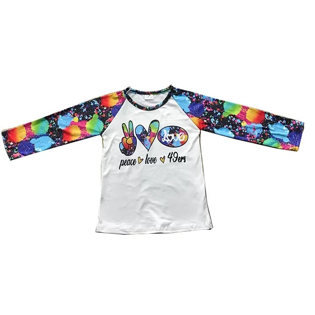 Scissorhands Heart long sleeve T-shirt  kids boutique clothing set