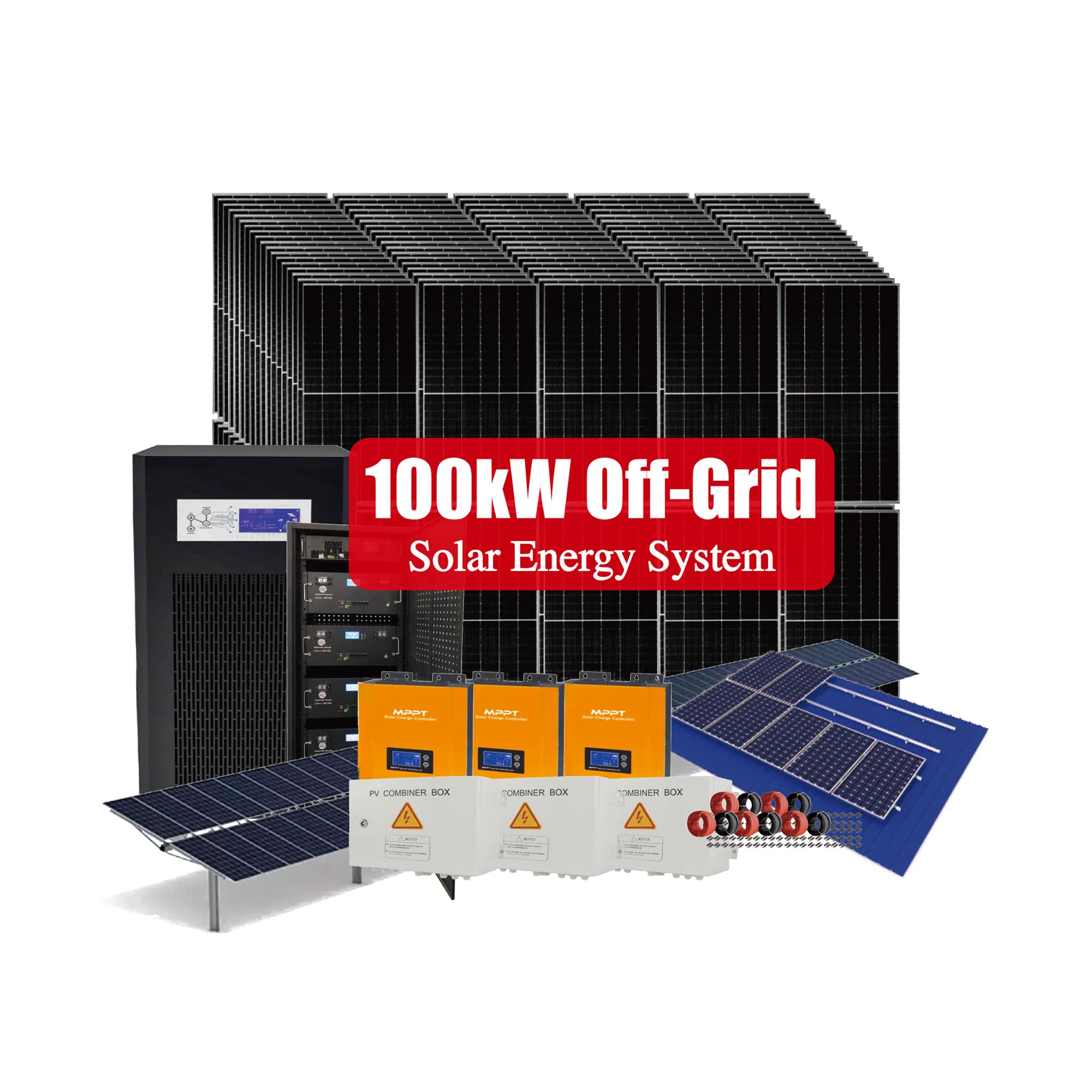 Maxbo 100kW 100 кВт покинуть сетку на сетке Гибридный дома вне сетки pv солнечная панель системы полная система солнечной энергии Комплект Завод