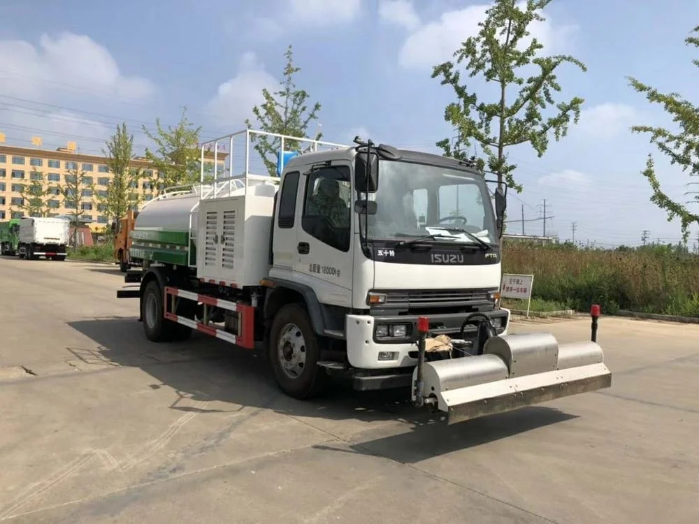 Japanese 4x2 I-SUZU FTR 10000 liter High pressure road cleaning truck