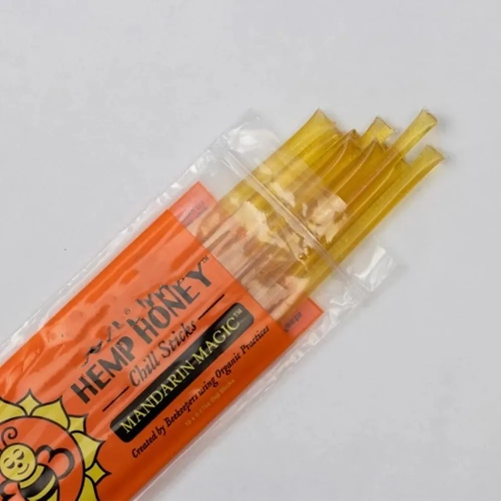 
2019 Newest CBD Hemp Fancyli CBD Honey Stick 10mg per CT Packed in Jar/Plastic Bag with Custom Private Logo 
