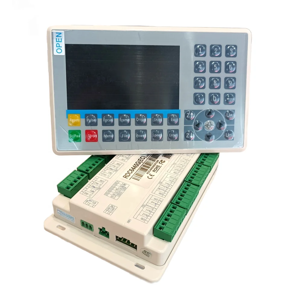 Двойные режущие головки Ruida RDC6445G Лазерная контрольная карта с программным обеспечением RDworks для лазерного гравировального станка CO2