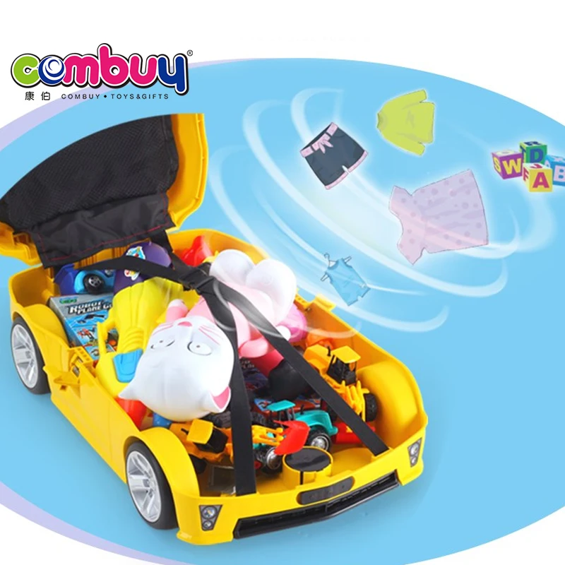 5 Color portable rc car travel case kids suitcase luggage