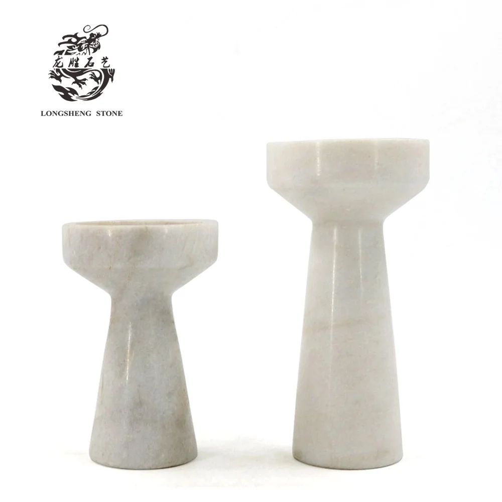 Marble Candle Holder Artistic style candlestick candle jars stand