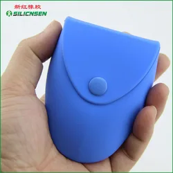 Factory price silicone pound pocket coin holder