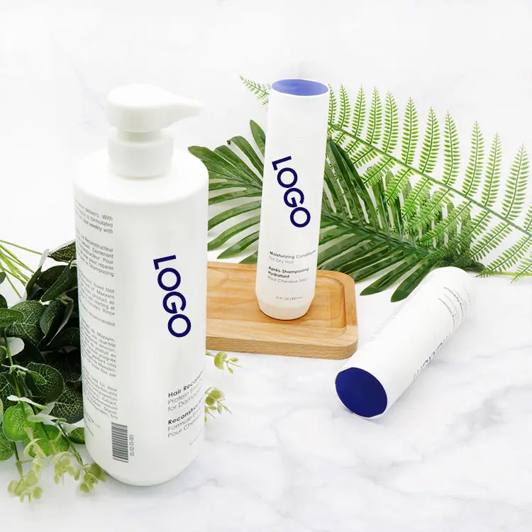 300ml White Empty Pump Lotion Bottle Cosmetic Packaging Liquid Soap Bottle Pet Pump Liquid Soap Bottle Shampoo Hair Plastic