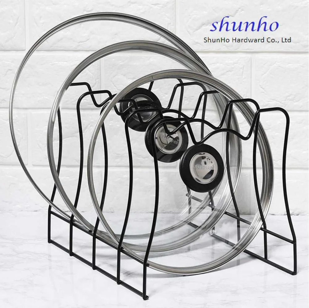 BSCI Kitchen Pot Lid Rack Holder Organizer