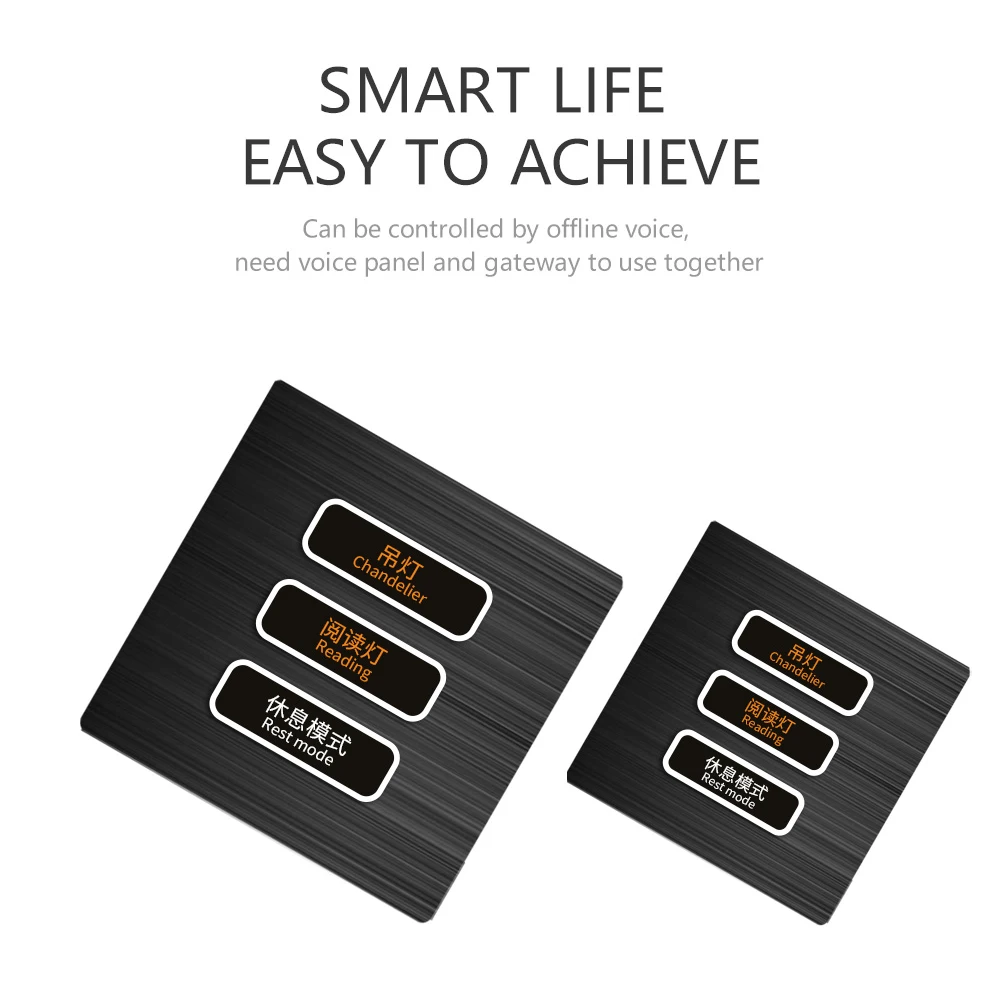 6 Gang DC12V Safe APP Control Standard 86 Blank Modbus Light Control Wall Mounted Switch Panel Decorative Soft Button Alu Switch