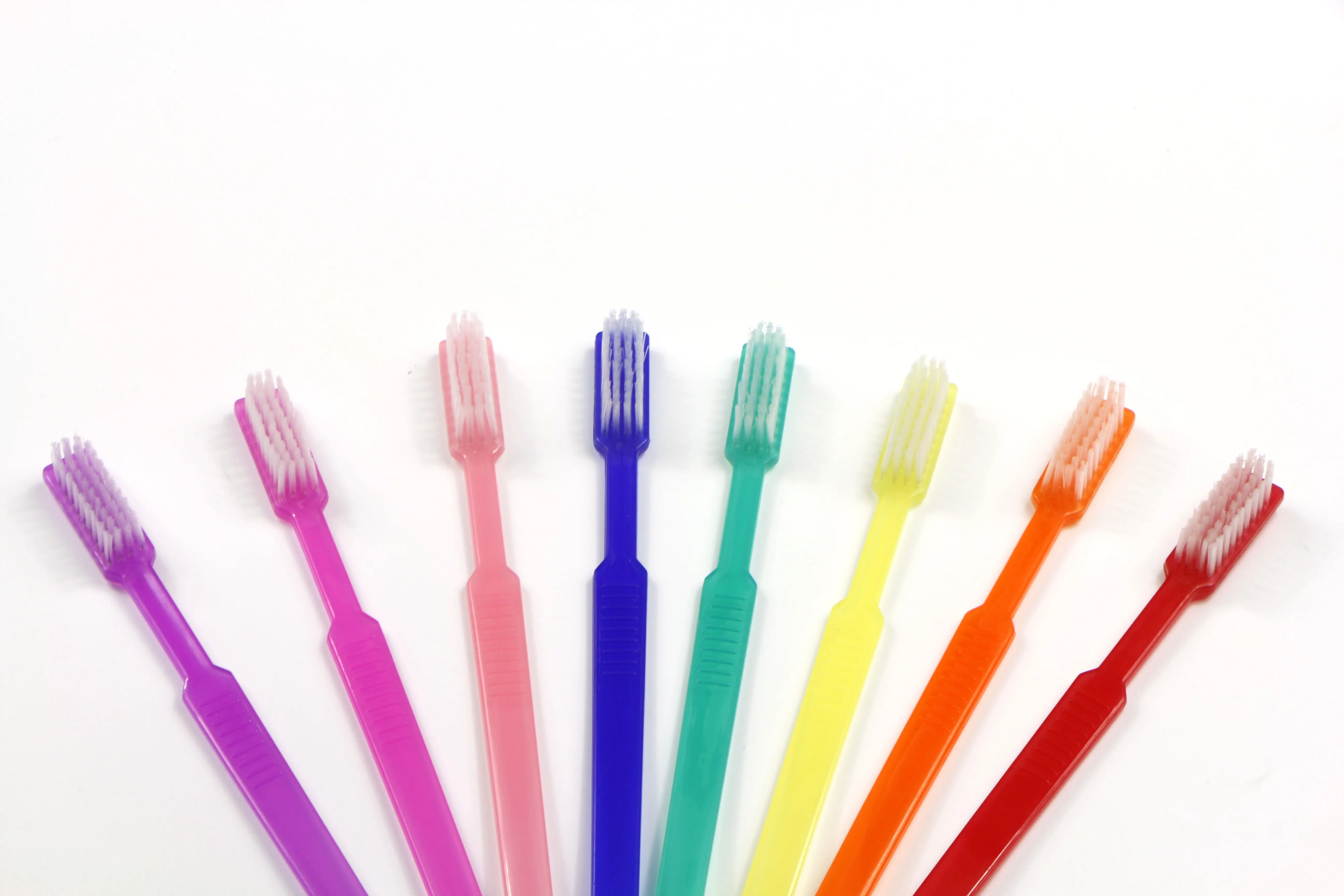 Disposable Colorful Toothbrushes with pre-paste painted toothbrushes