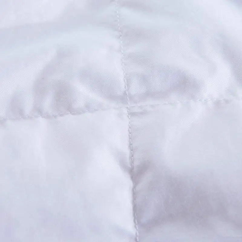 
Factory wholesale cheap white reversible cotton quilt throw/winter bed quilt 