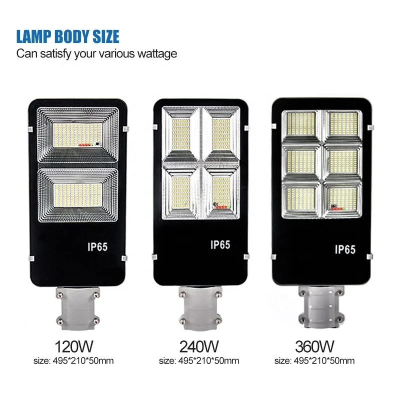 Outdoor Lighting IP67 High Power Street Lamp 150 watt 200 watt 300 watt 500 watt LED Light Street Solar