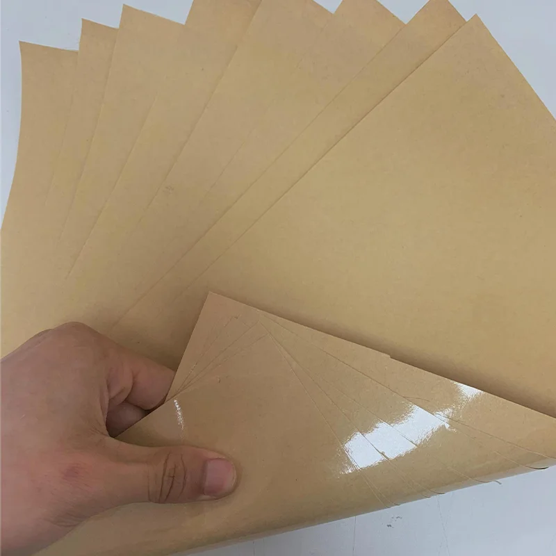 Brown jumbo rolls of virgin PE coated packaging paper rolls of kraft paper
