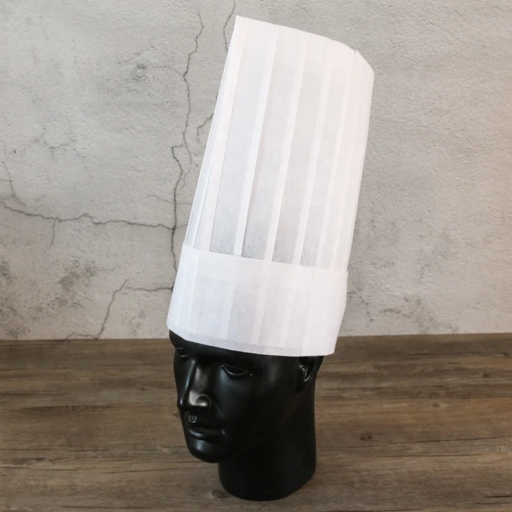 Restaurant supplies disposable non woven chef hat high quality cook cap