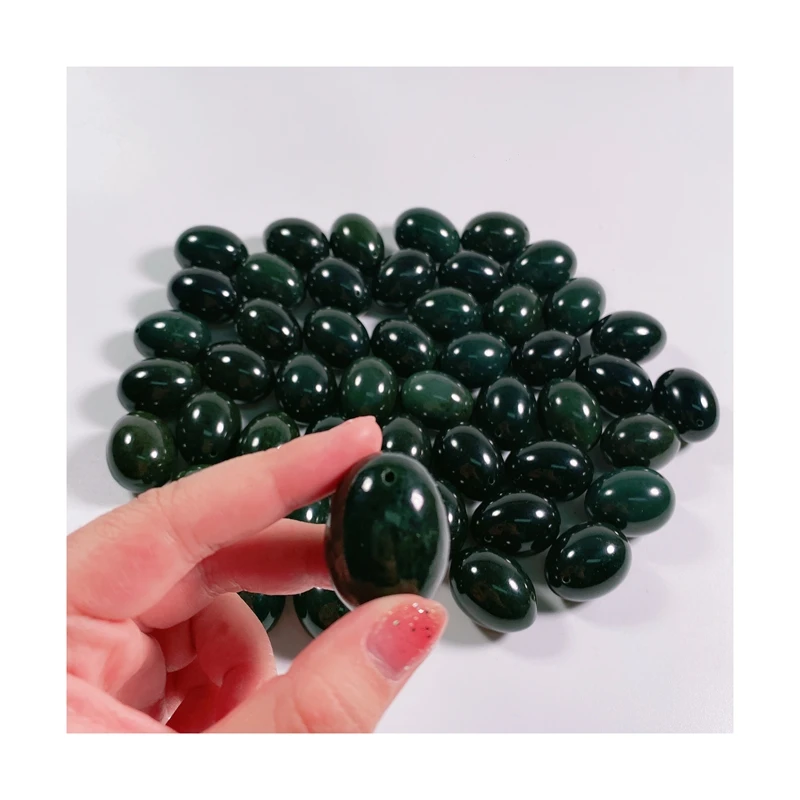 Private Label Natural Nephrite jade Crystal Yoni Egg Soft Gel Capsule