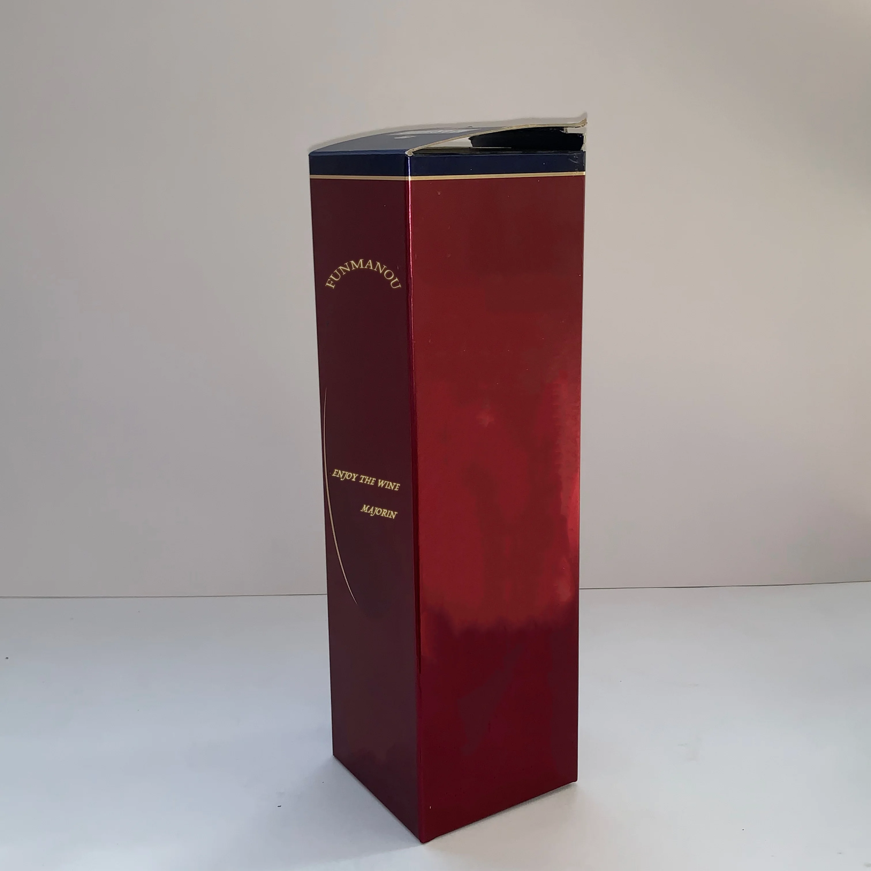 High Quality Luxury Custom Logo Size Champagne Wine Gift Box Foldable Paper Packaging Box Custom Wine Bottle Box