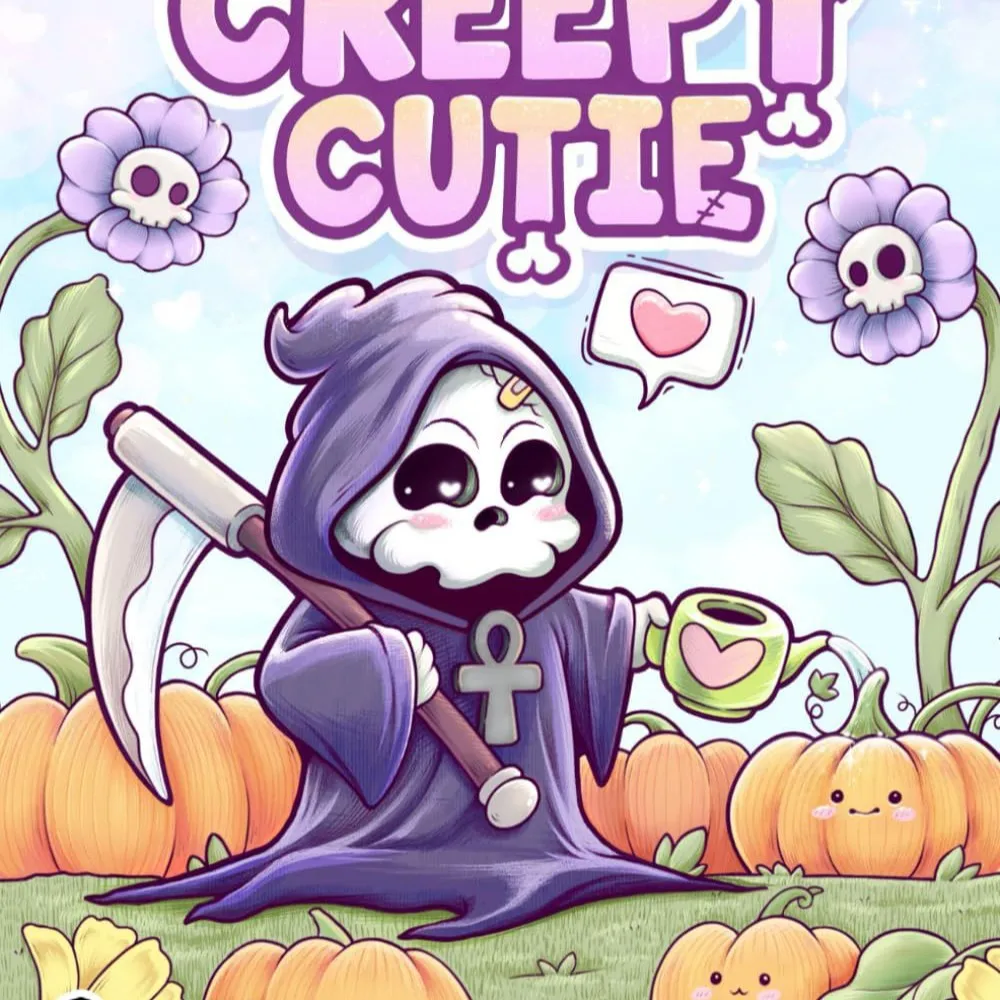 cozy friends cute Spooky Cutie fuzzy hygee comfy days Coloring Book Paperback for halloween christmas