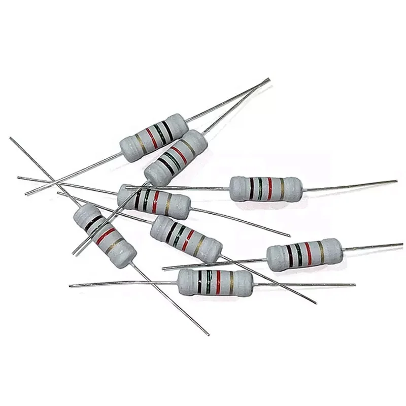 High quality MOF 1/8W 1/6W 1/4W 1/2W 1W 2W 3W 5W metal oxide film fixed resistance 0.33 ohm resistor