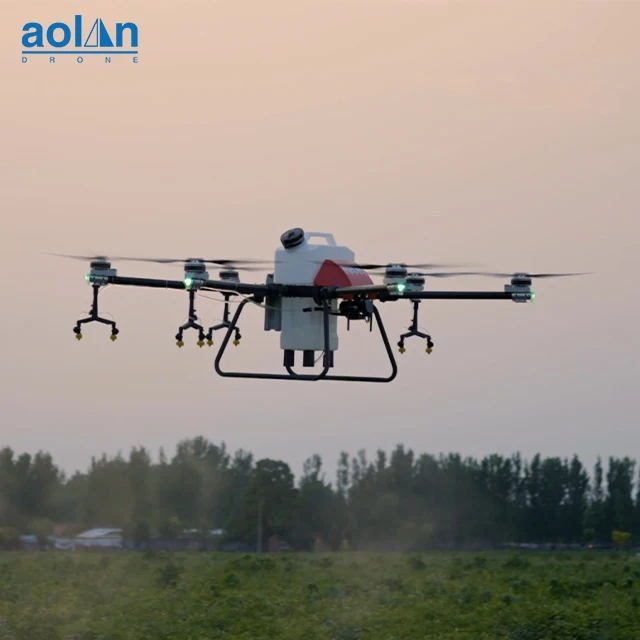 30L Payload Agricultural Pesticide Sprayer Drone with Night LED Quadrotor Drone Agriculture Drone Sprayer