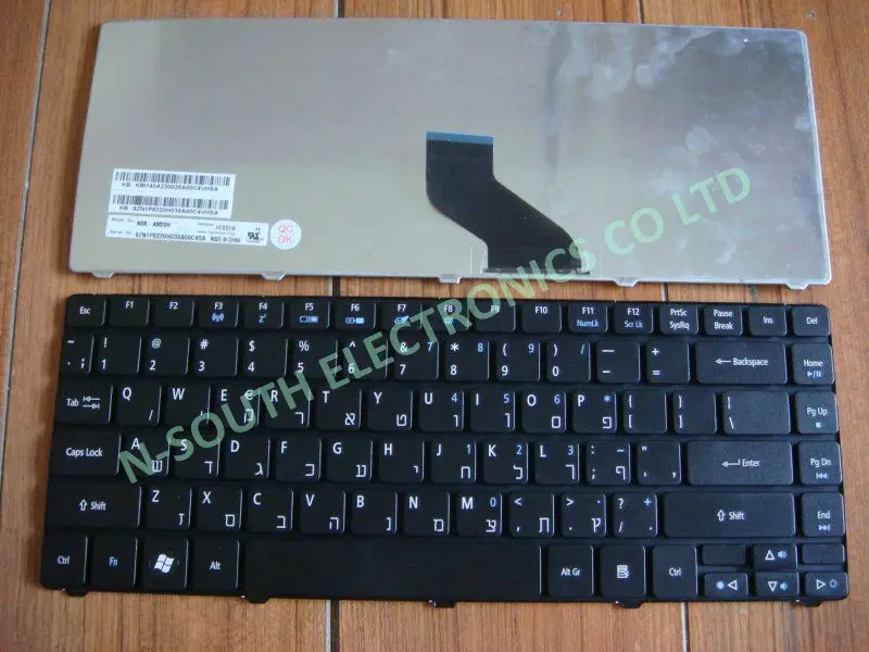 Buy wholesale price keyboard for acer aspire 3810t 4810t 4535 4535g black SP layout