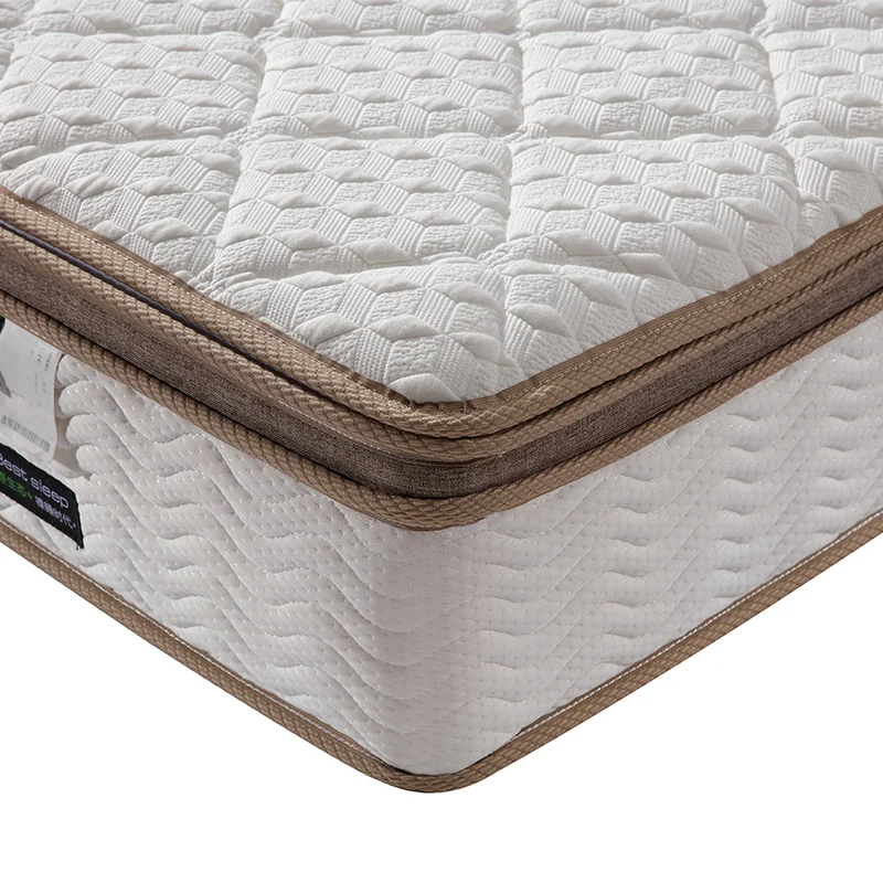  Hotel supplier luxury memory foam spring mattress king size queen natural