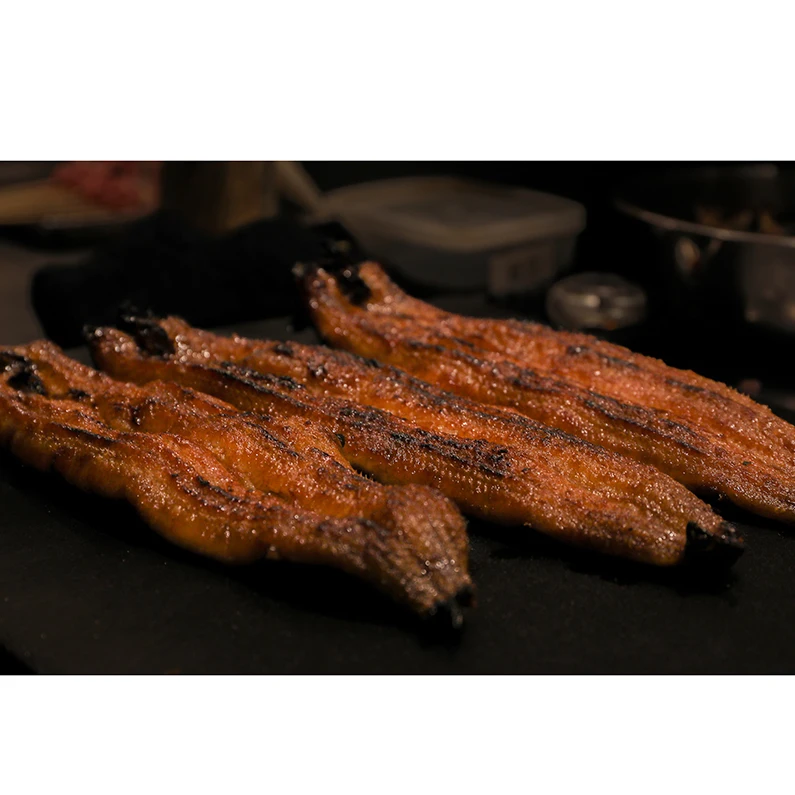 Halal grilled unagi kabayaki gluten-free frozen seafood China eel fish fillet
