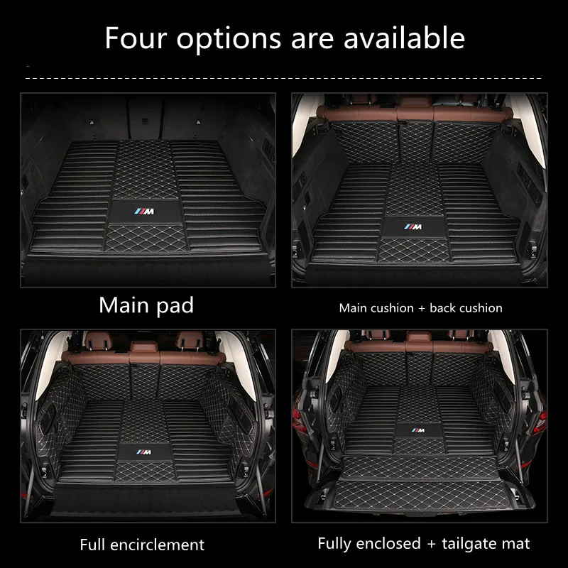 Suitable for bmw x5 g05 F15 F85 E70 mx5 waterproof Dustproof Anti-slip Decoratetrunk mat