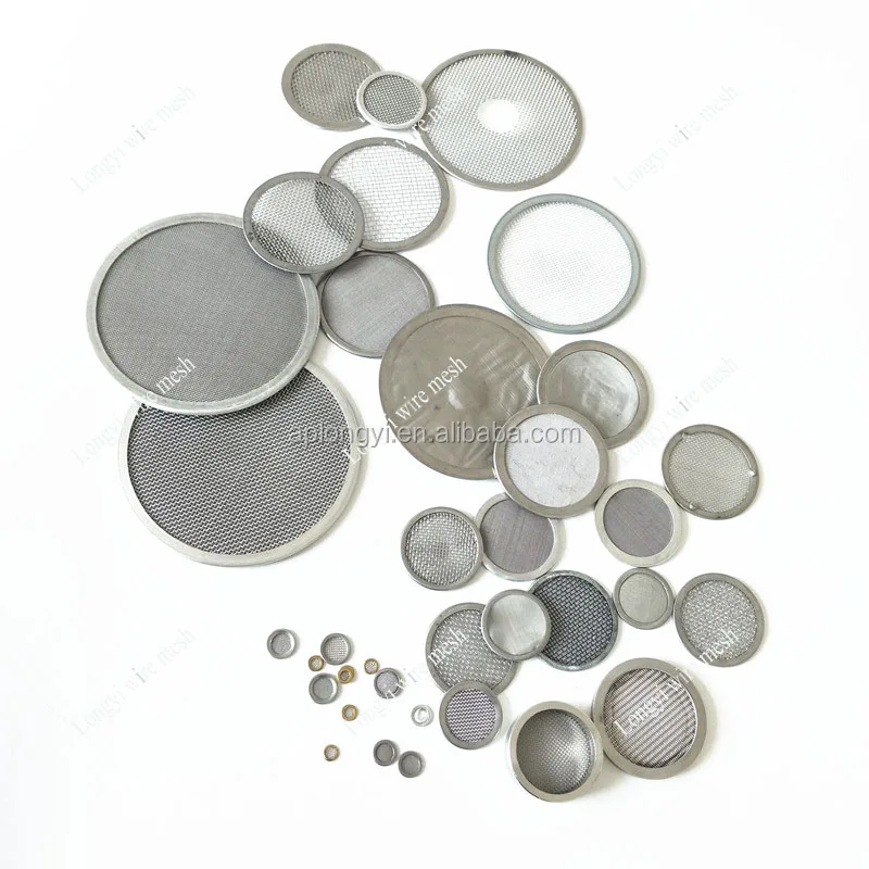 304 stainless steel disc filter mesh 50 100 150 200 250 300 400 500 micron filter mesh disc