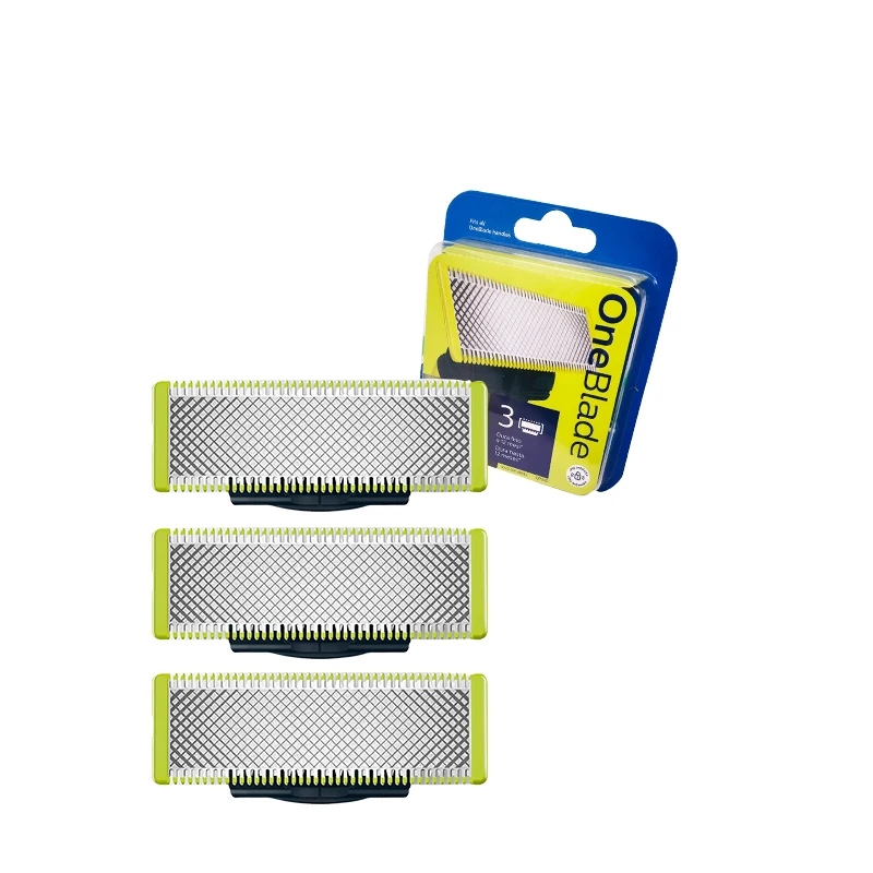 Hot-selling product Shaver for Men OneBlade Replacement Blade QP230 fits OneBlade Handles,QP2520/QP2523/QP2530/QP6520, 3 packs