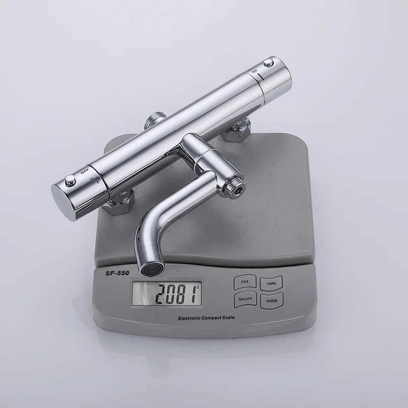 Luxury New Chrome Color Solid Brass Shower Set with 59mm Big Rainfall and Soft Shower Head 3 Functions Stainless Steel Pipe