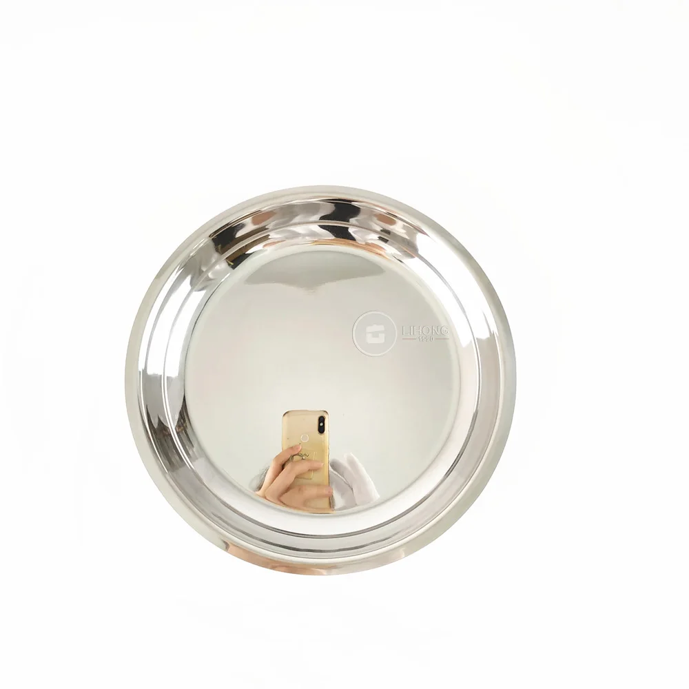 Baming Mirror Surface Charger Plates Dinner Wedding Western Restaurant Decoration