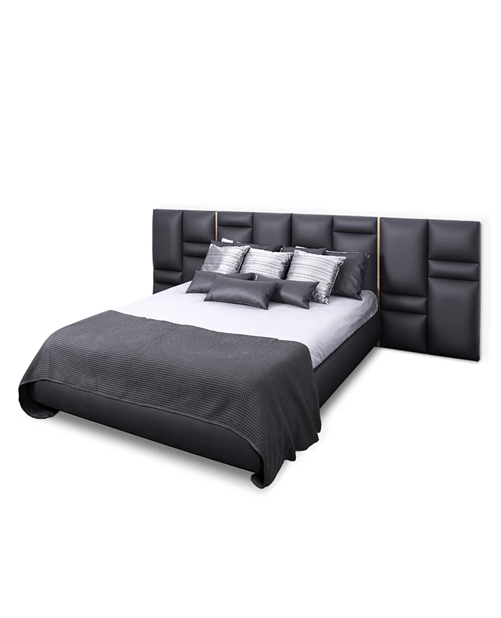bedding set queen twin leather bed room furniture set modern wood king size luxury beds