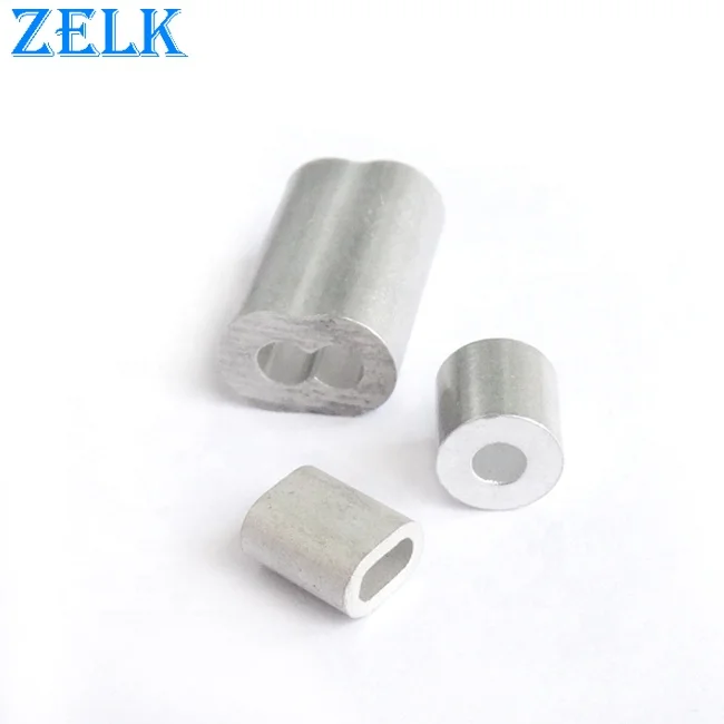 Wire Rope Fitting Aluminum Sleeve Hourglass Aluminum Ferrule