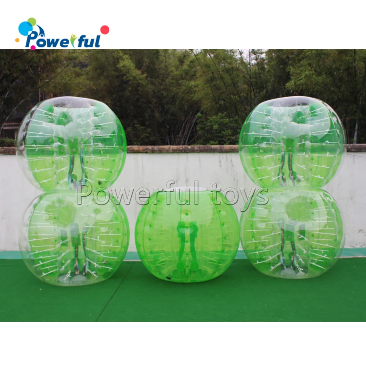 Commercial popular inflatable bumper football ball body zorbing ball inflatable bubble soccer ball