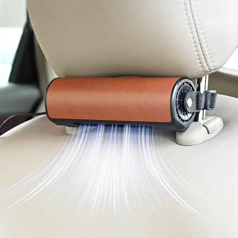 New Arrival Car Seat Ventilation air circulation Fan Sweaty Humid Back Cooling Usb Mini Fan For Car Back Seat