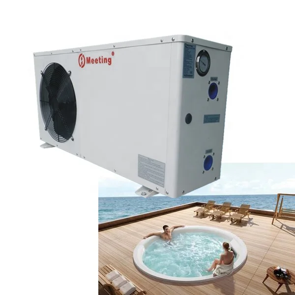 Meeting heating and cooling inverter bubble pool heat pump air to water pool heater 12kw