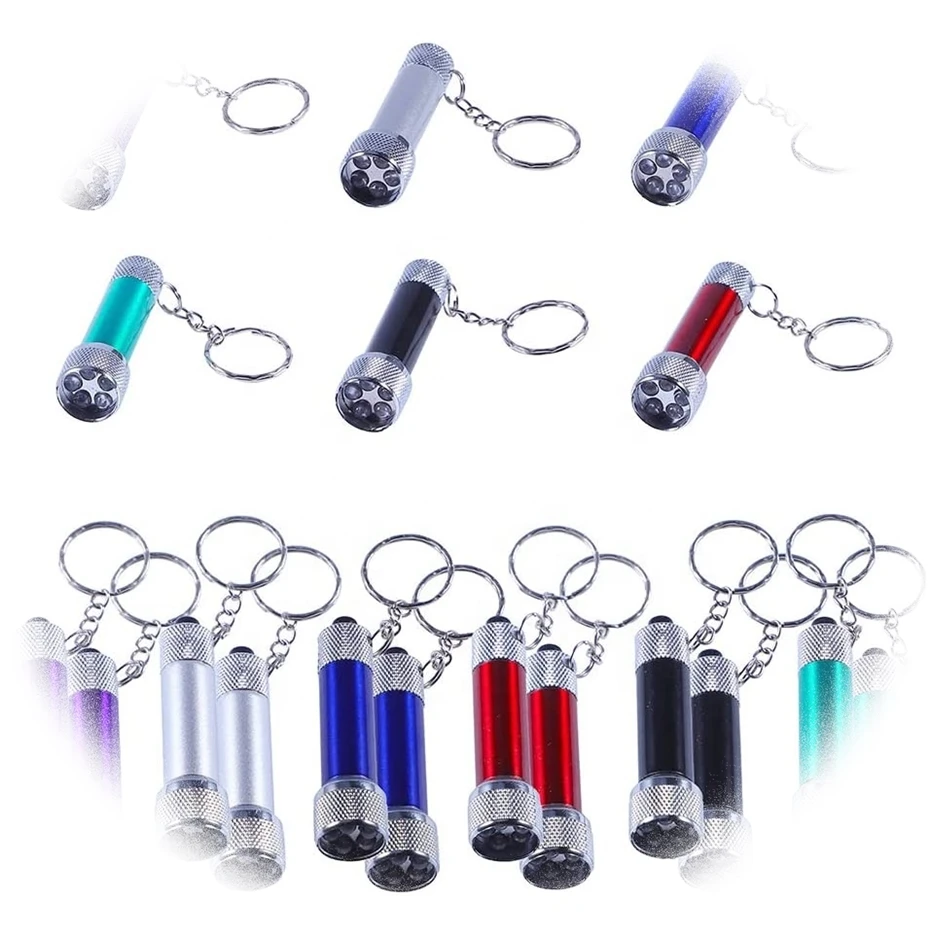 2024 Super Portable Aluminum Alloy Keychain Torch LED Mini Flashlight lamp light