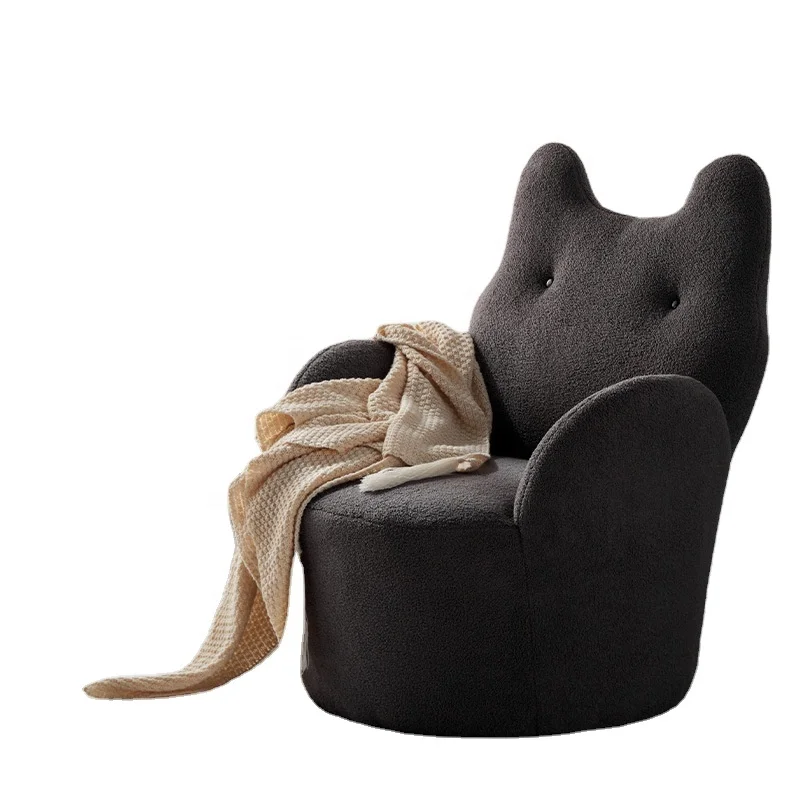 Contemporary and contracted Nordic teddy cloth art sofa, single designers from the sitting room the bedroom panda sponge