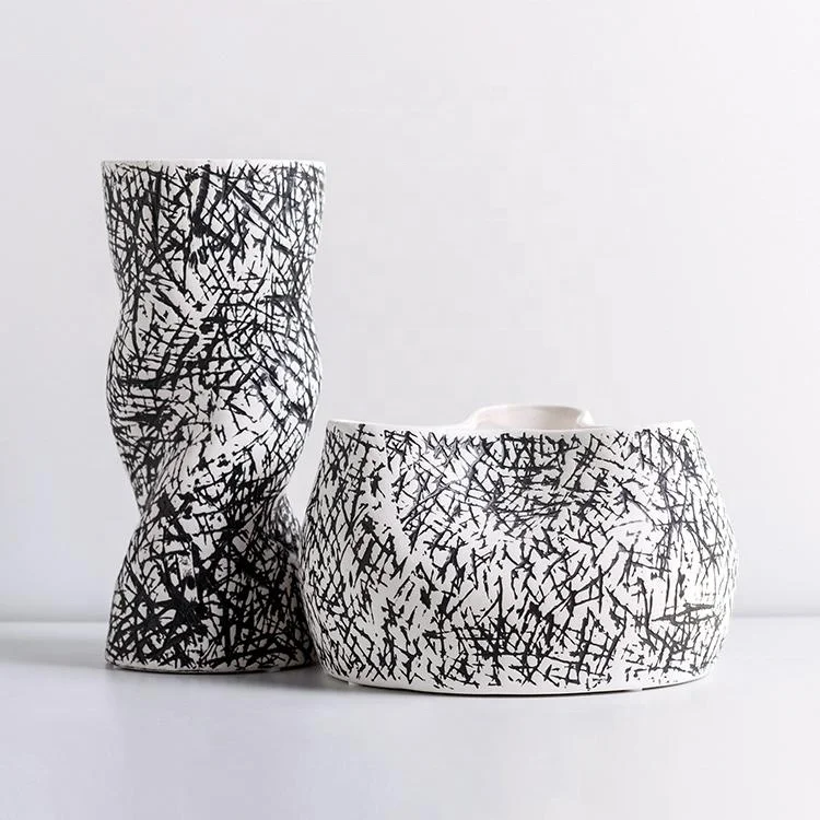 Wholesale of factory ceramics Chinese ancient style ceramic flowers home decoration customized ceramic vase