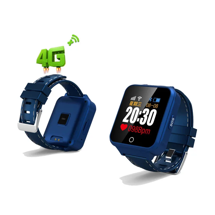 4G SOS GPS tracking H003 elderly smart watch with sim card